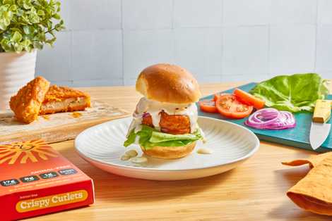 Meati™ Crispy Cutlet Buffalo Sliders recipe