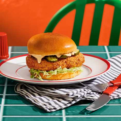 Meati™ Hot Crispy Cutlet Sandwich recipe