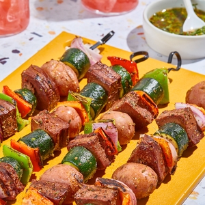 Meati™ Grilled Classic Steak Kebobs recipe